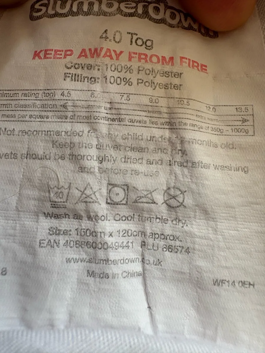 Toddler bed duvet and duvet cover set - Image 2