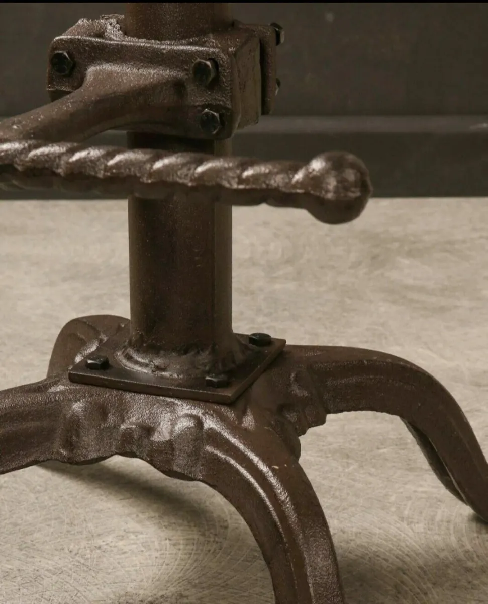 New Cast Iron Tractor Style Kitchen Bar Stool Seat - Image 4