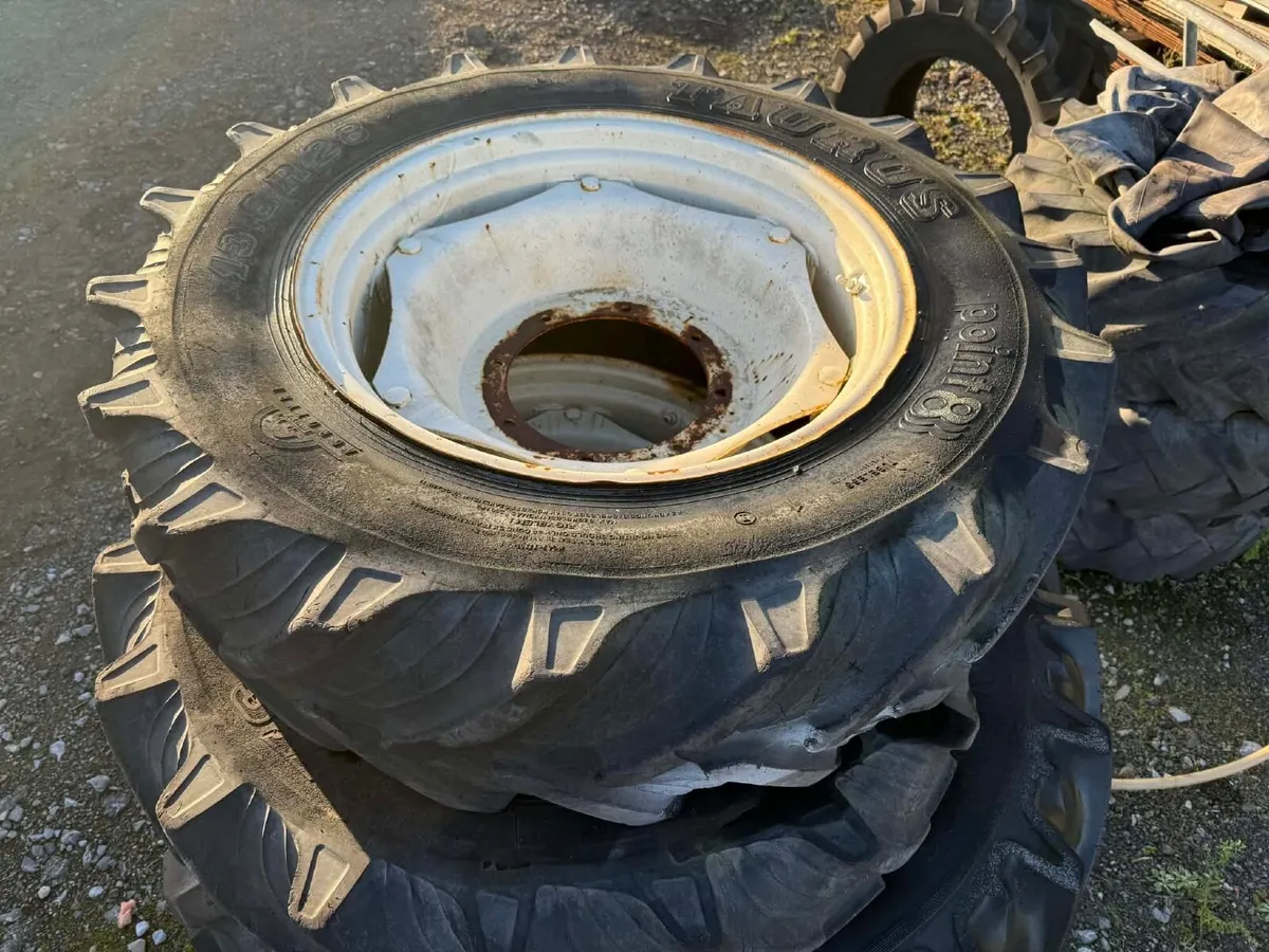 Tractor Tyres with Rims - Image 1