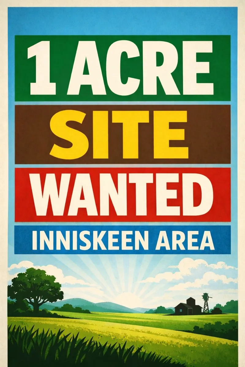 1 ACRE SITE WANTED INNISKEEN AREA