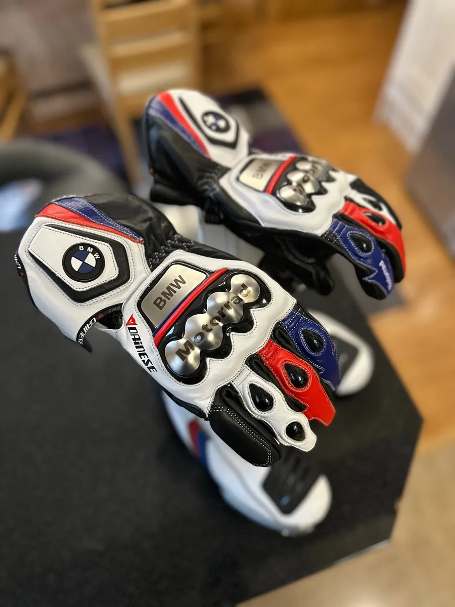 NEW BMW Genuine Leather Boots and Gloves - Image 1