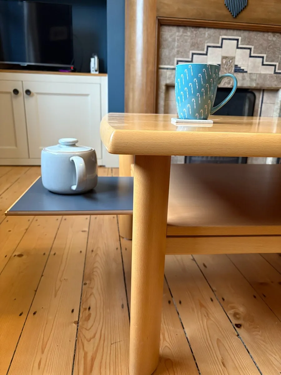 Hardwood Skovby coffee table - Image 2