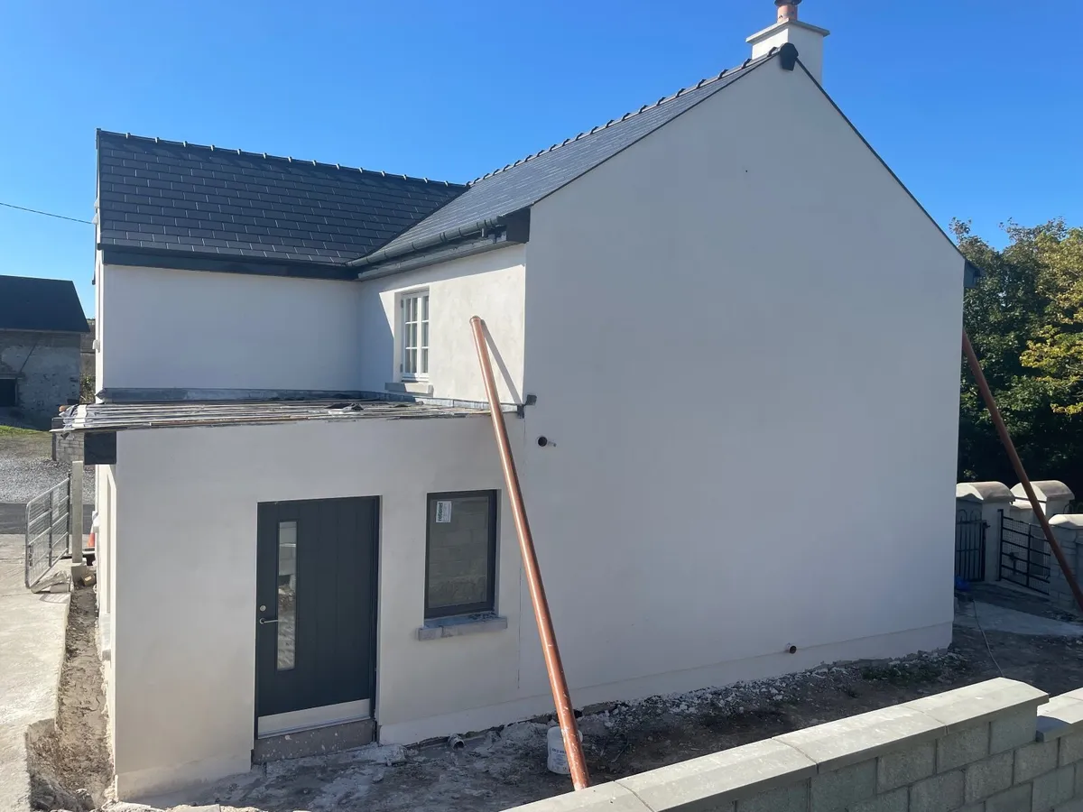 External wall insulation/ plastering - Image 1