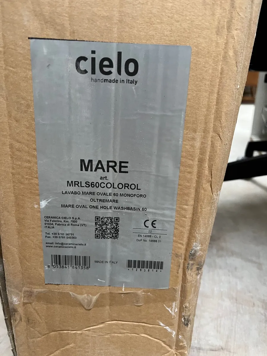 Italian Designer Cielo Wall-Mounted Sink-Brand New - Image 3