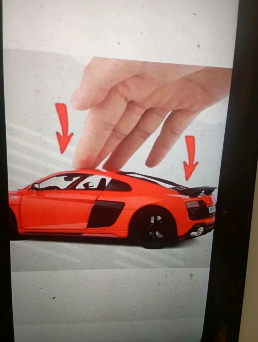 AUDDI R8 LMS DIE-CAST PULL BACK AND GO  CAR - Image 3