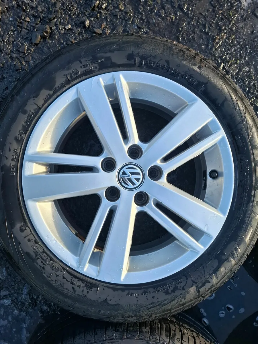 15" Polo, Ibiza,  Fabia Alloys with tyres - Image 1