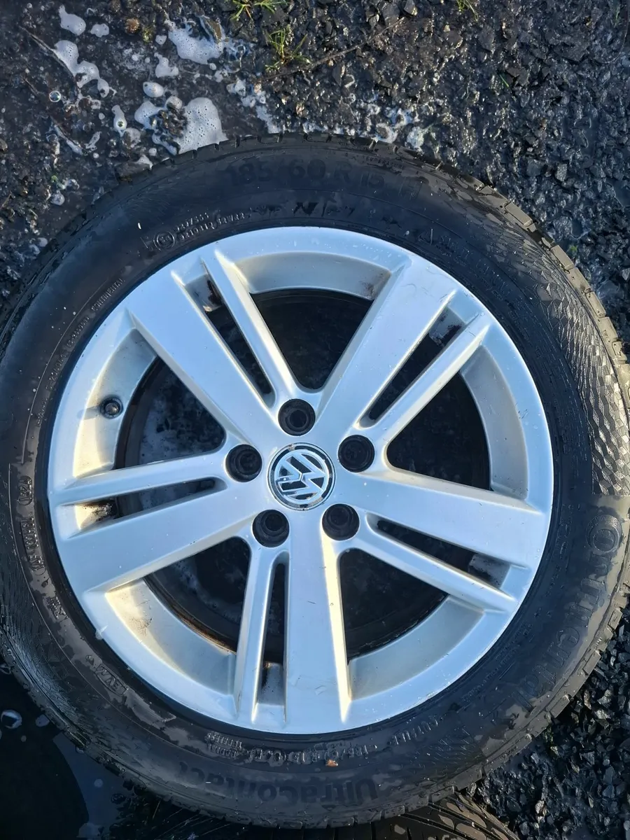 15" Polo, Ibiza,  Fabia Alloys with tyres - Image 4