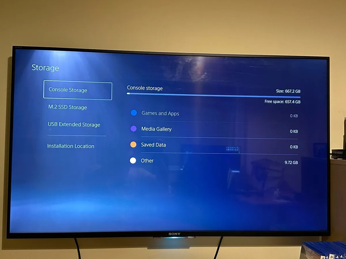 Sony 49” 4k smart tv with remote controller - Image 2