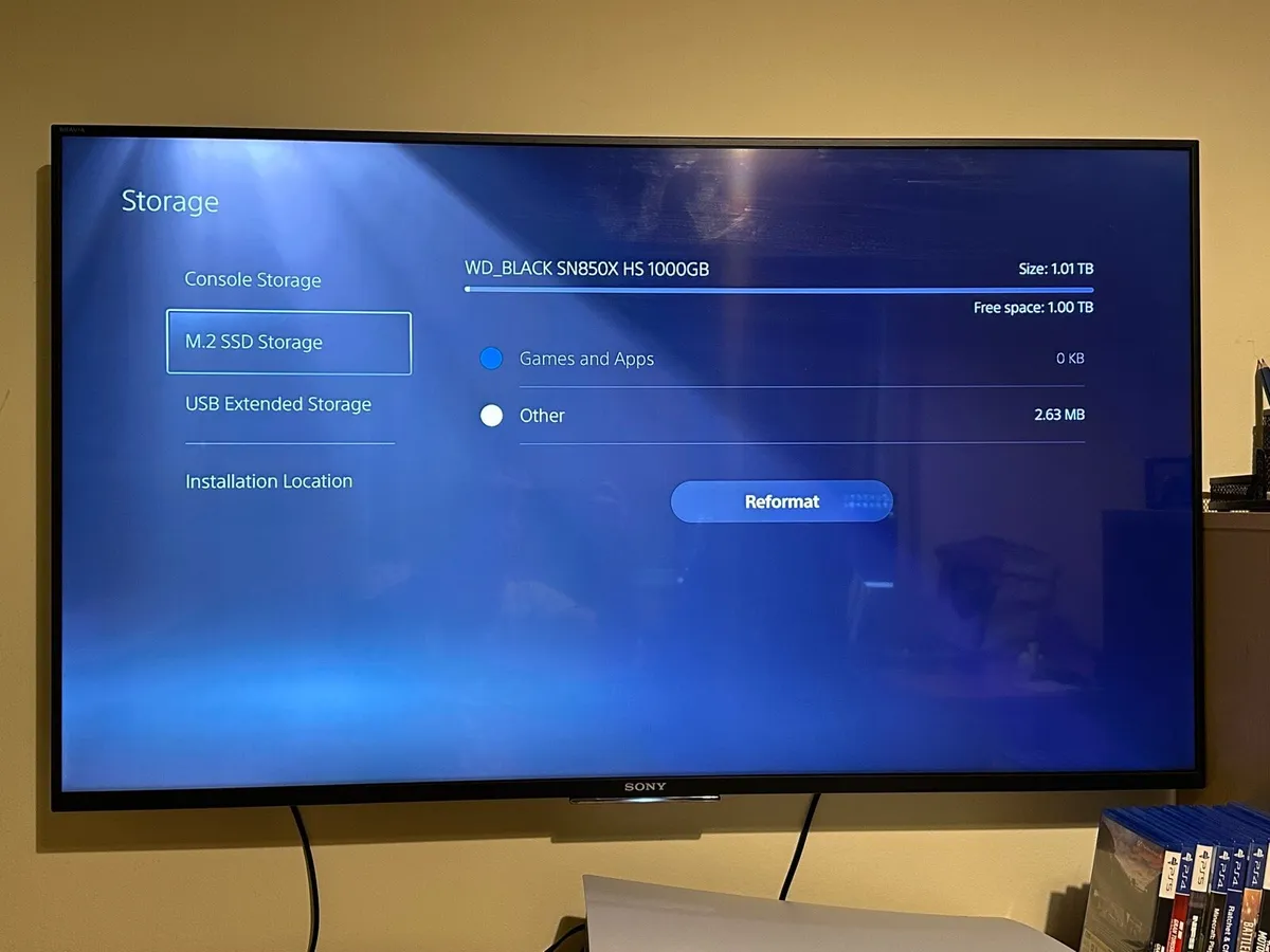 Sony 49” 4k smart tv with remote controller - Image 3