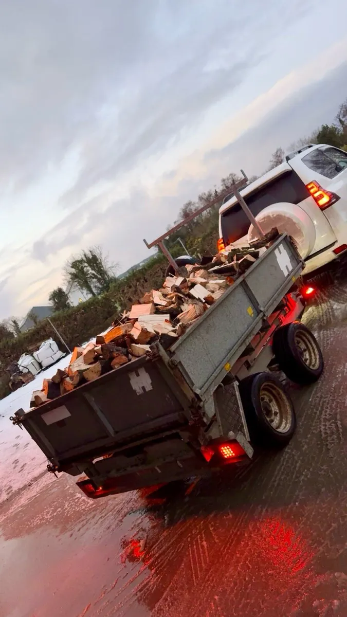 8x5 trailer load hardwood firewood - Image 1
