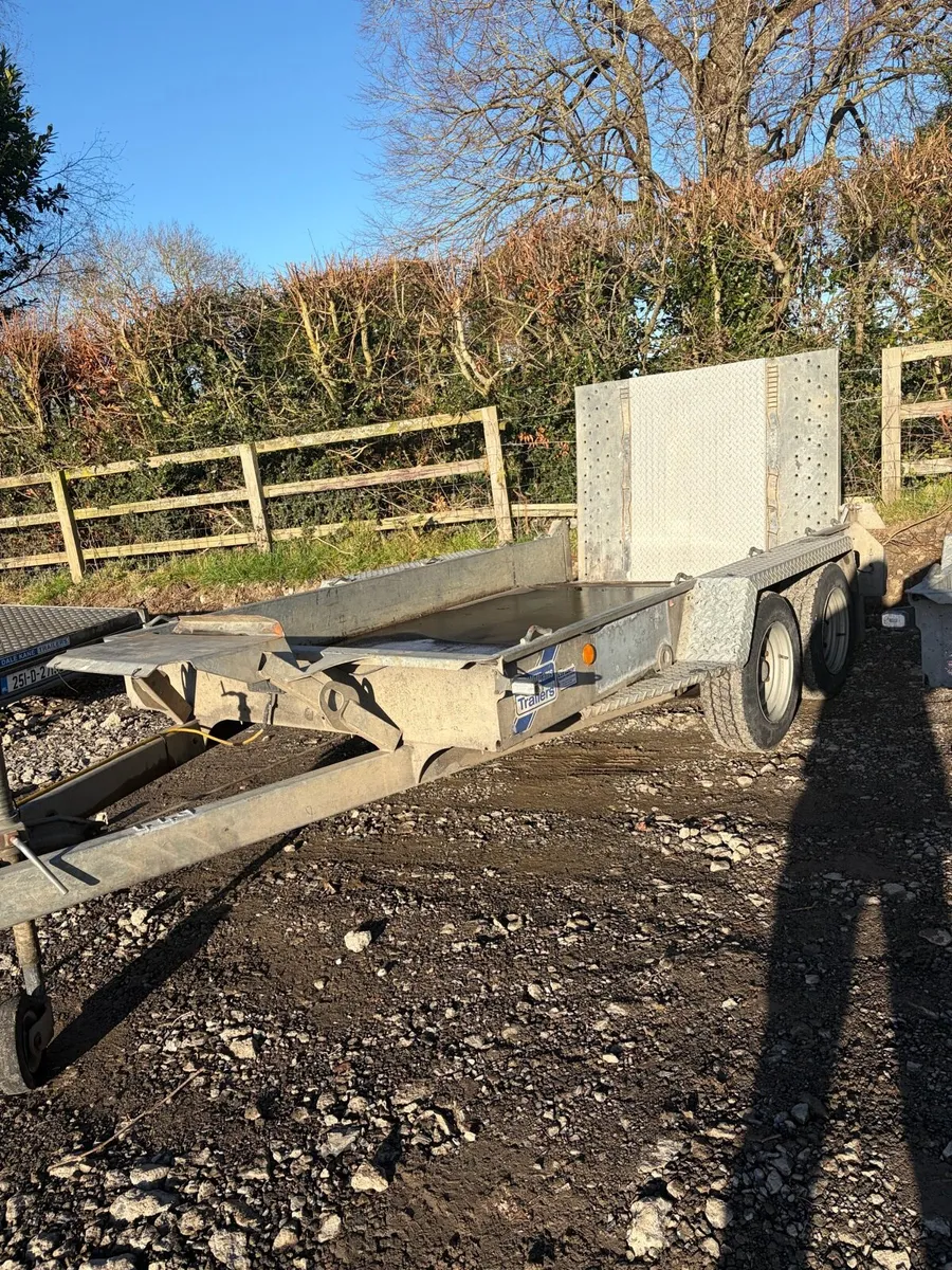 10x5,4 Ifor Williams plant trailer - Image 1