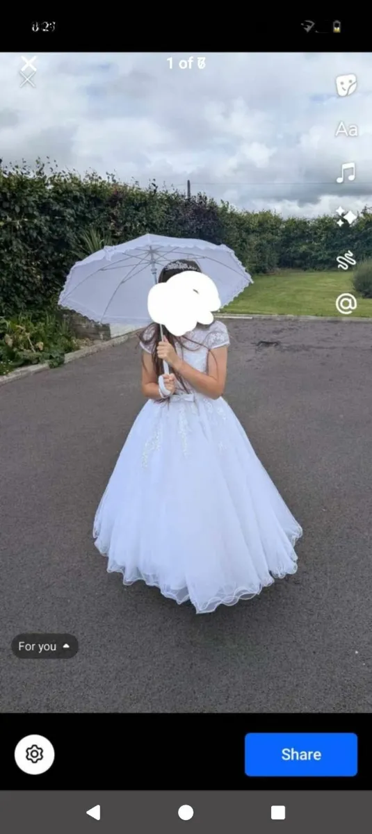Communion dress age 8 - Image 1