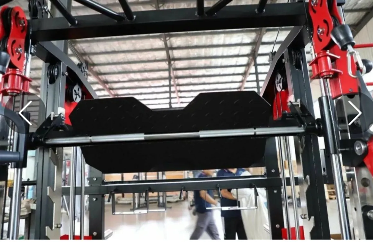 PRICE DROP 3 in 1 Smith machine rack dual pulley - Image 3