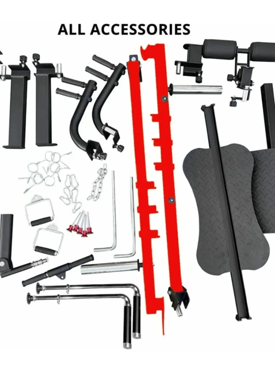 PRICE DROP 3 in 1 Smith machine rack dual pulley - Image 4