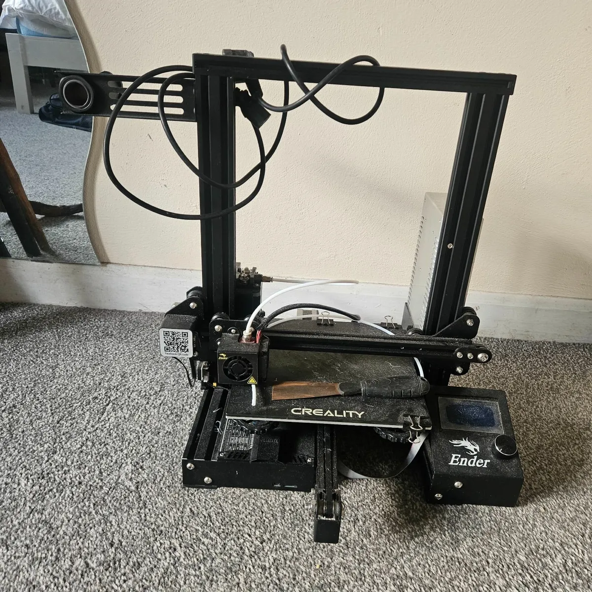 Creality Ender 3 with glass printing bed - Image 1