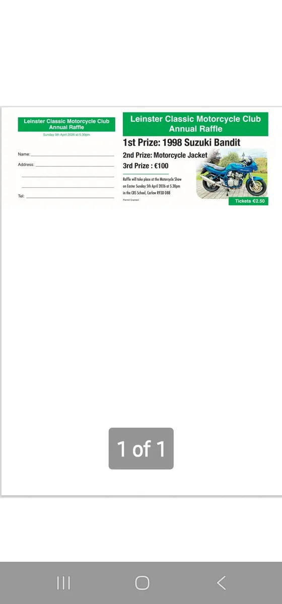 Leinster Classic Motorcycle Club Show - Image 2