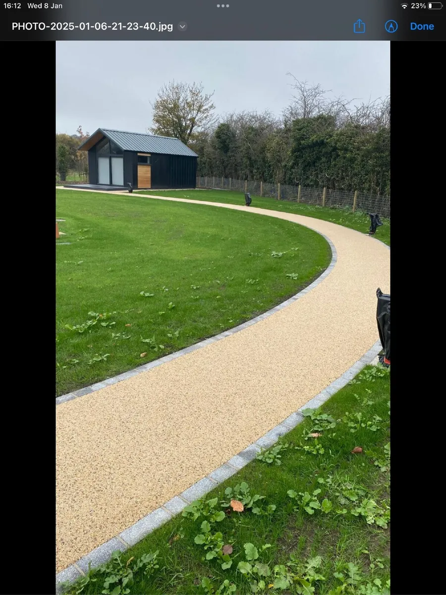 Resin bound aggregate and Tarmac - Image 1