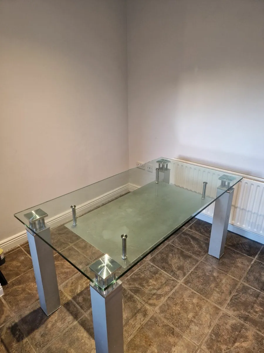 Glass Kitchen Table - Image 2
