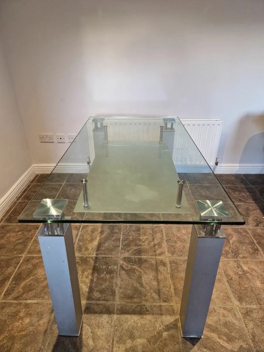 Glass Kitchen Table - Image 3