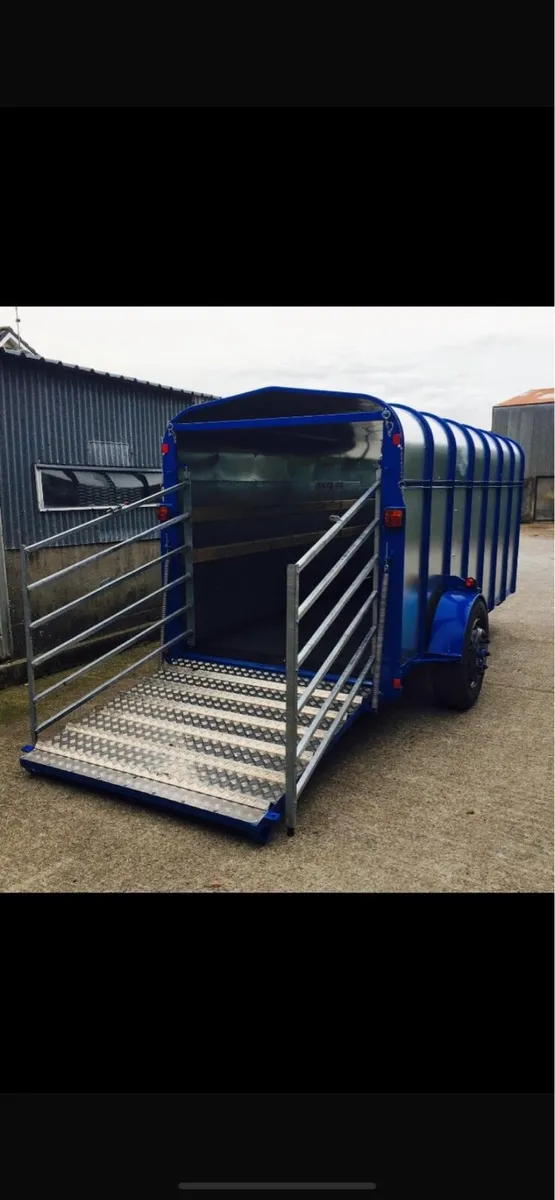 14’x5’6” tractor cattle trailer - Image 1
