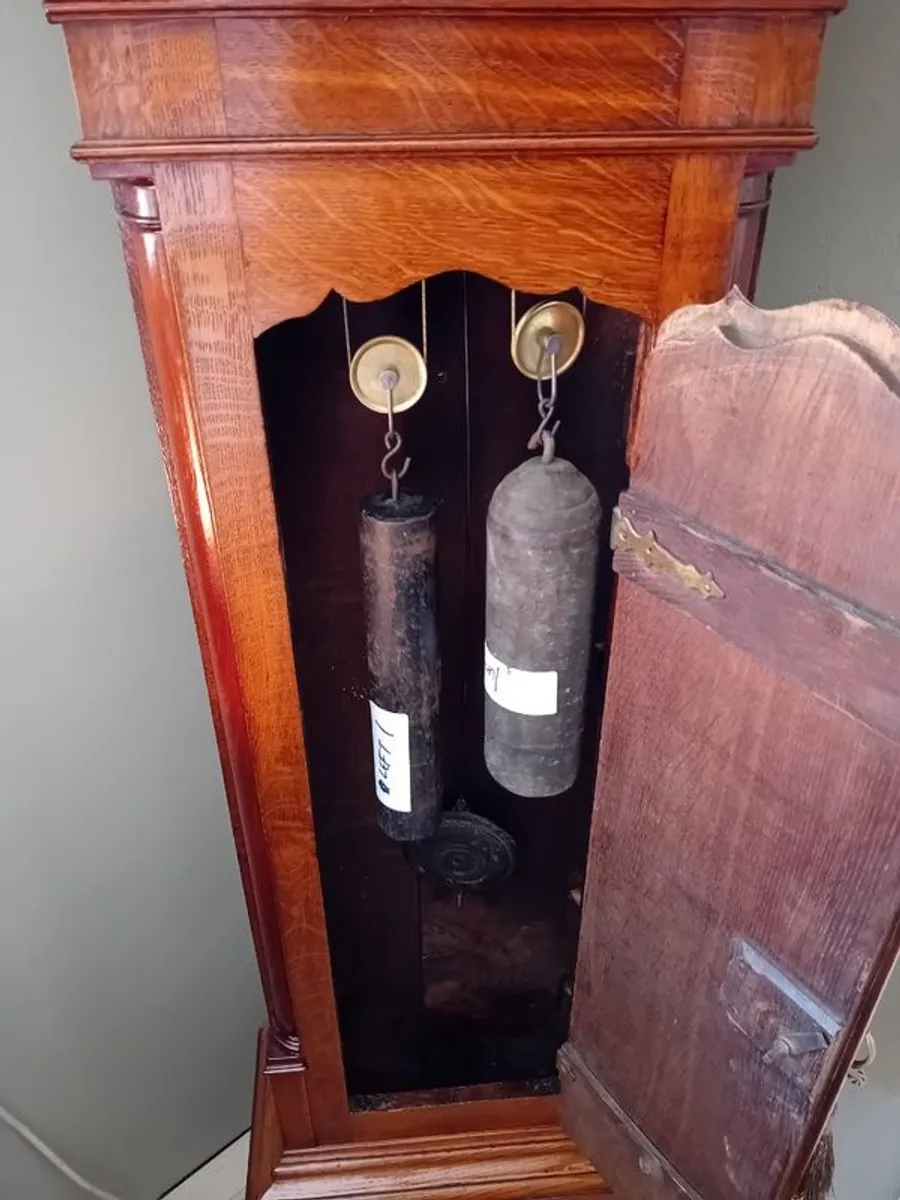 Antique Grandfather Clock - Image 4