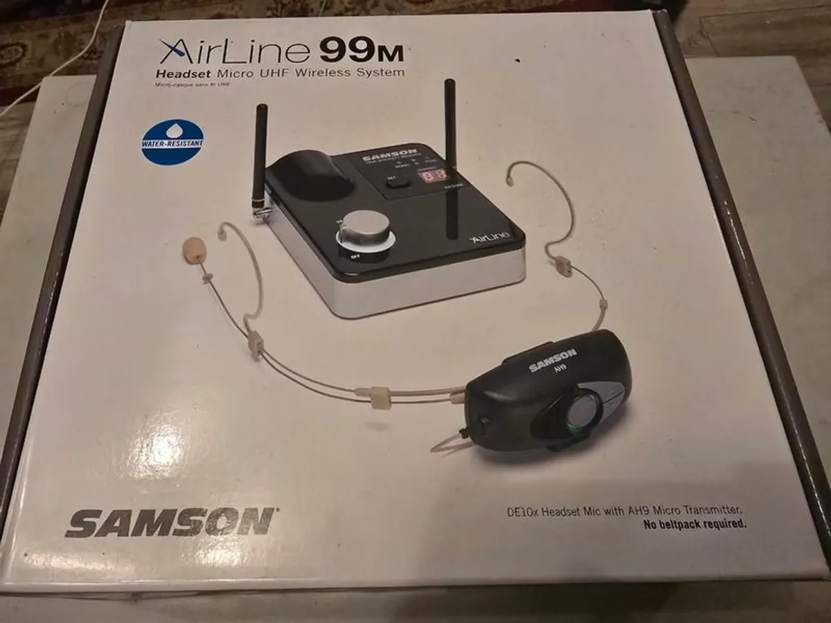 Radio headset microphone airline 99m - Image 1