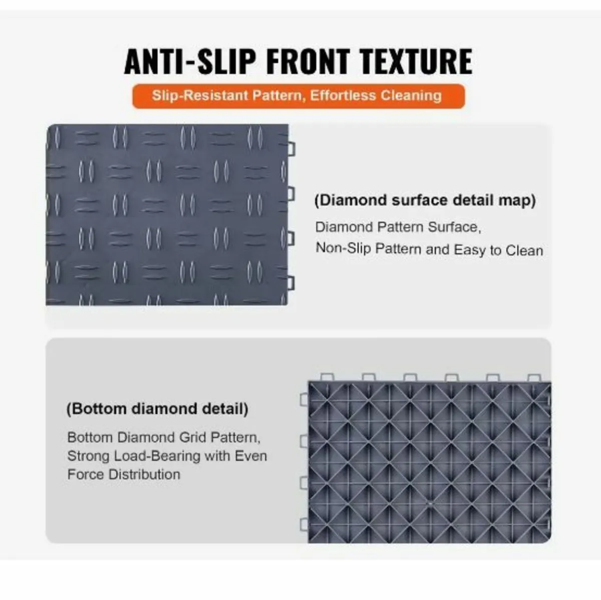 Tiles Interlocking, 12 x 12 x 0.53 inch 50 Pack - Image 2