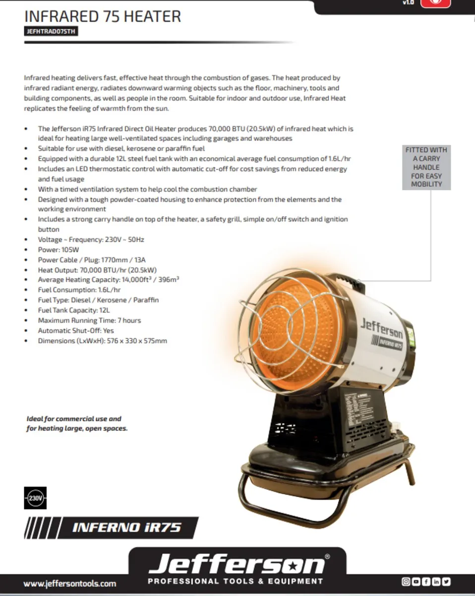 Jefferson Heater Range - Image 4