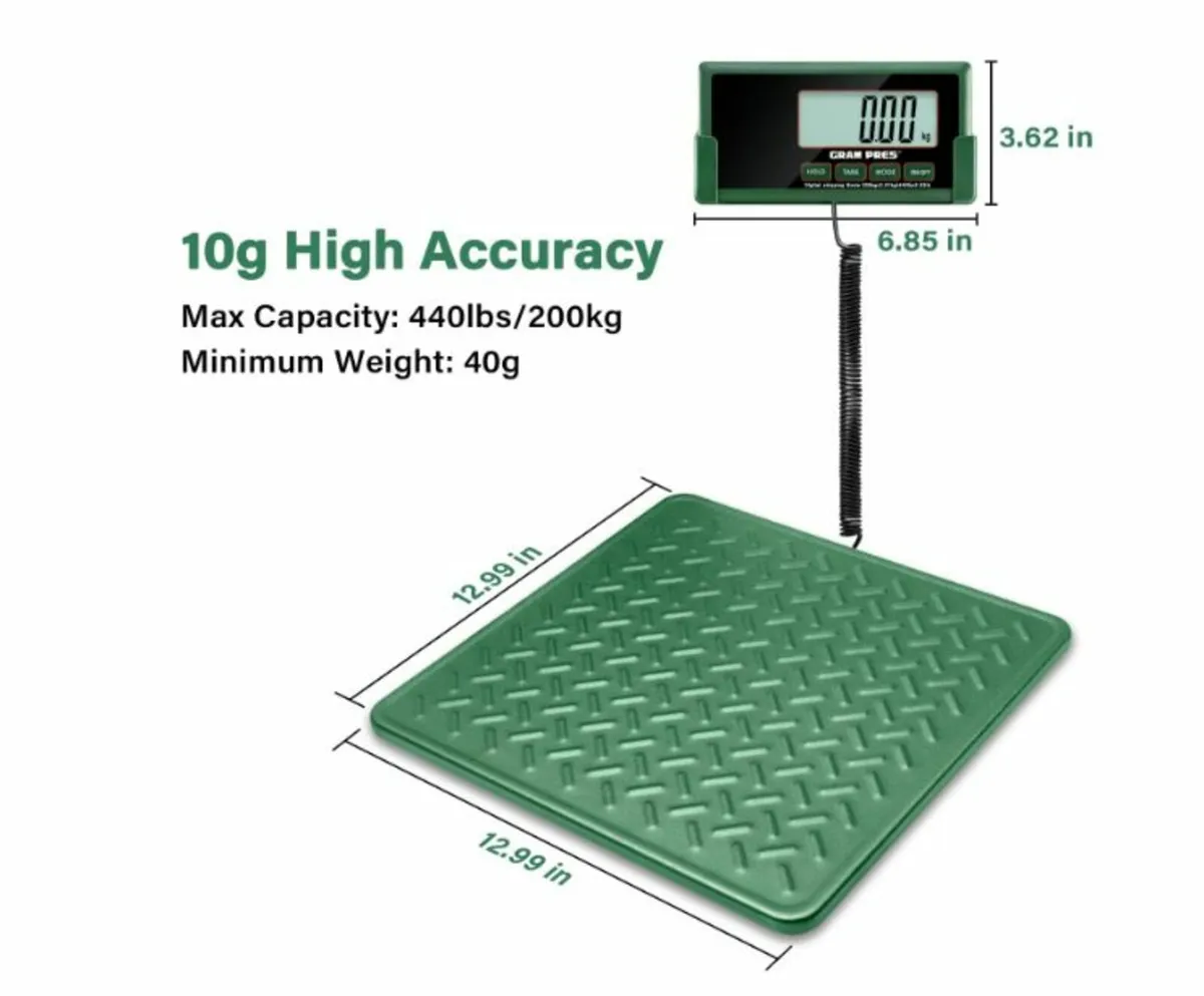 200kg Weighing scales, We deliver, Irish stock - Image 3