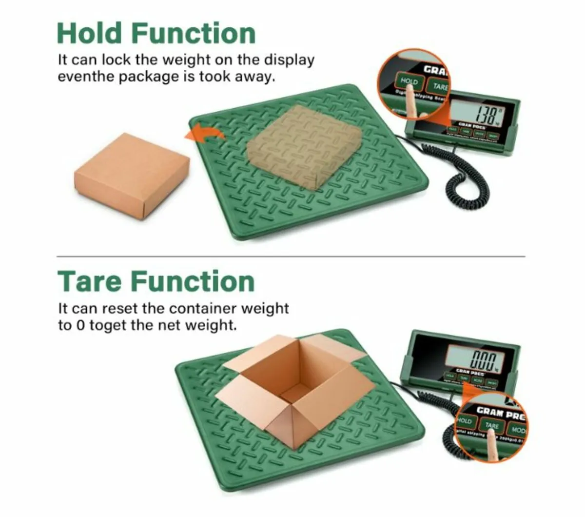 200kg Weighing scales, We deliver, Irish stock - Image 4
