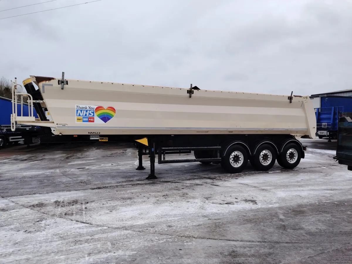 2018 STAS Steel aggregate tipping trailer - Image 2