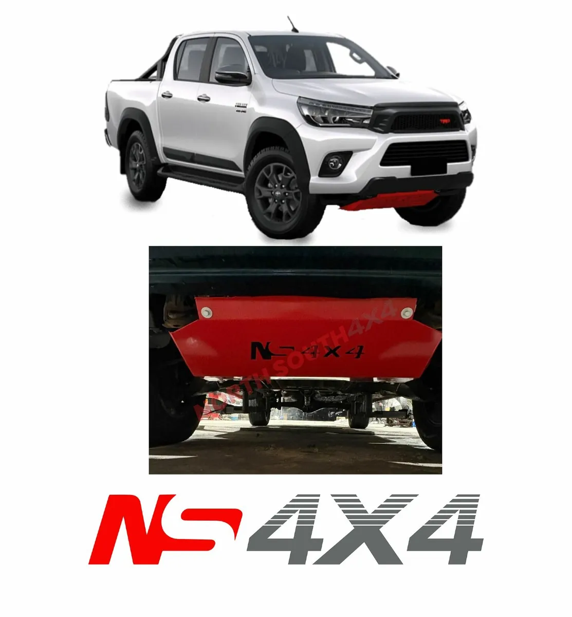 Toyota Hilux Under Engine Bash Plate 2016 + - Image 1