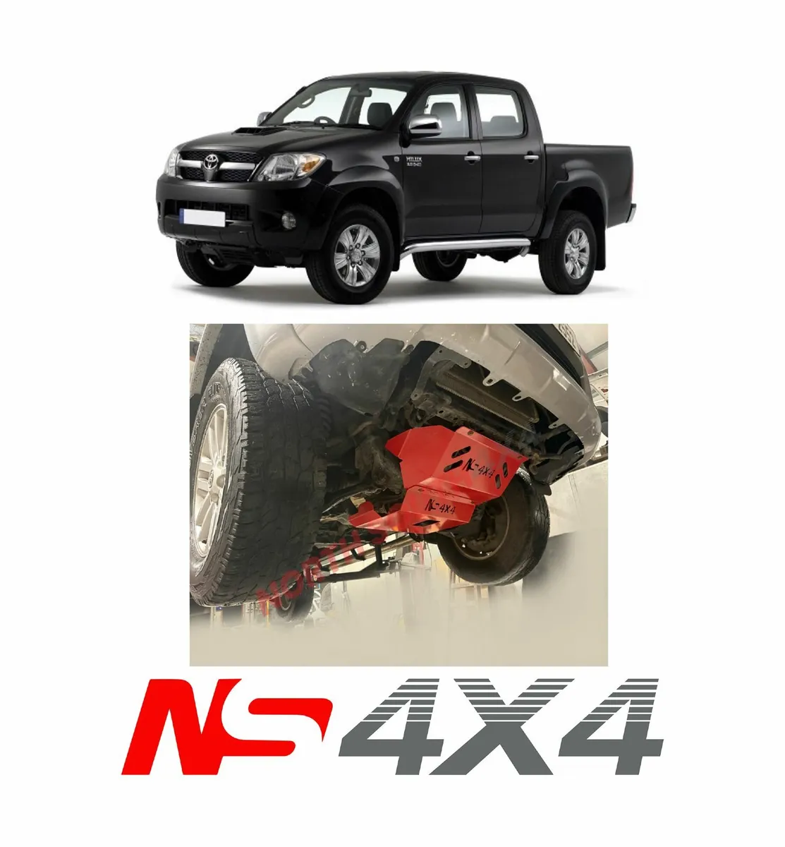 Under Engine Bash Plate For Toyota Hilux 2005-2016 - Image 1