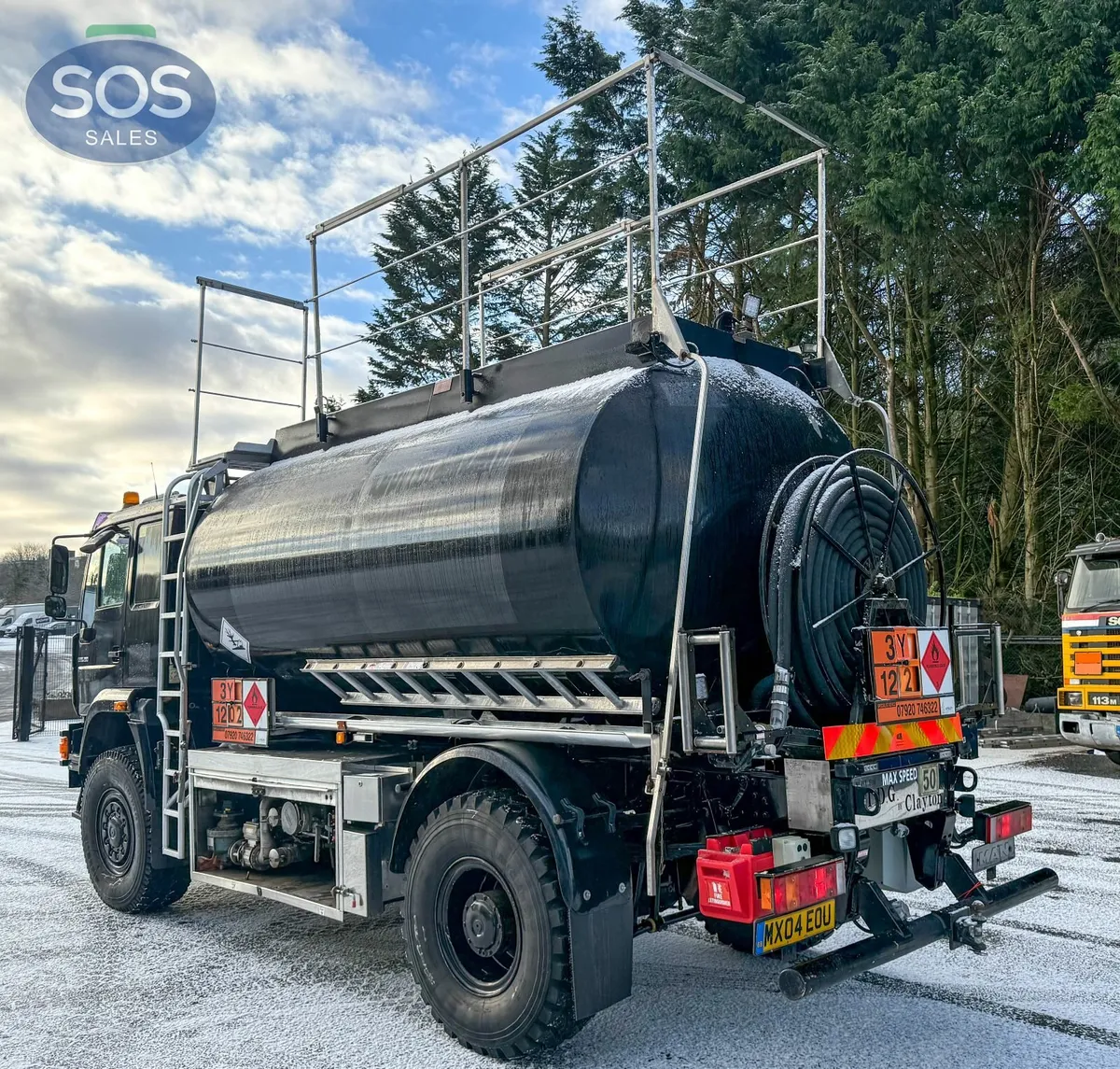 2004 MAN ERF 18.285 4x4 wheel drive  Tanker - Image 3