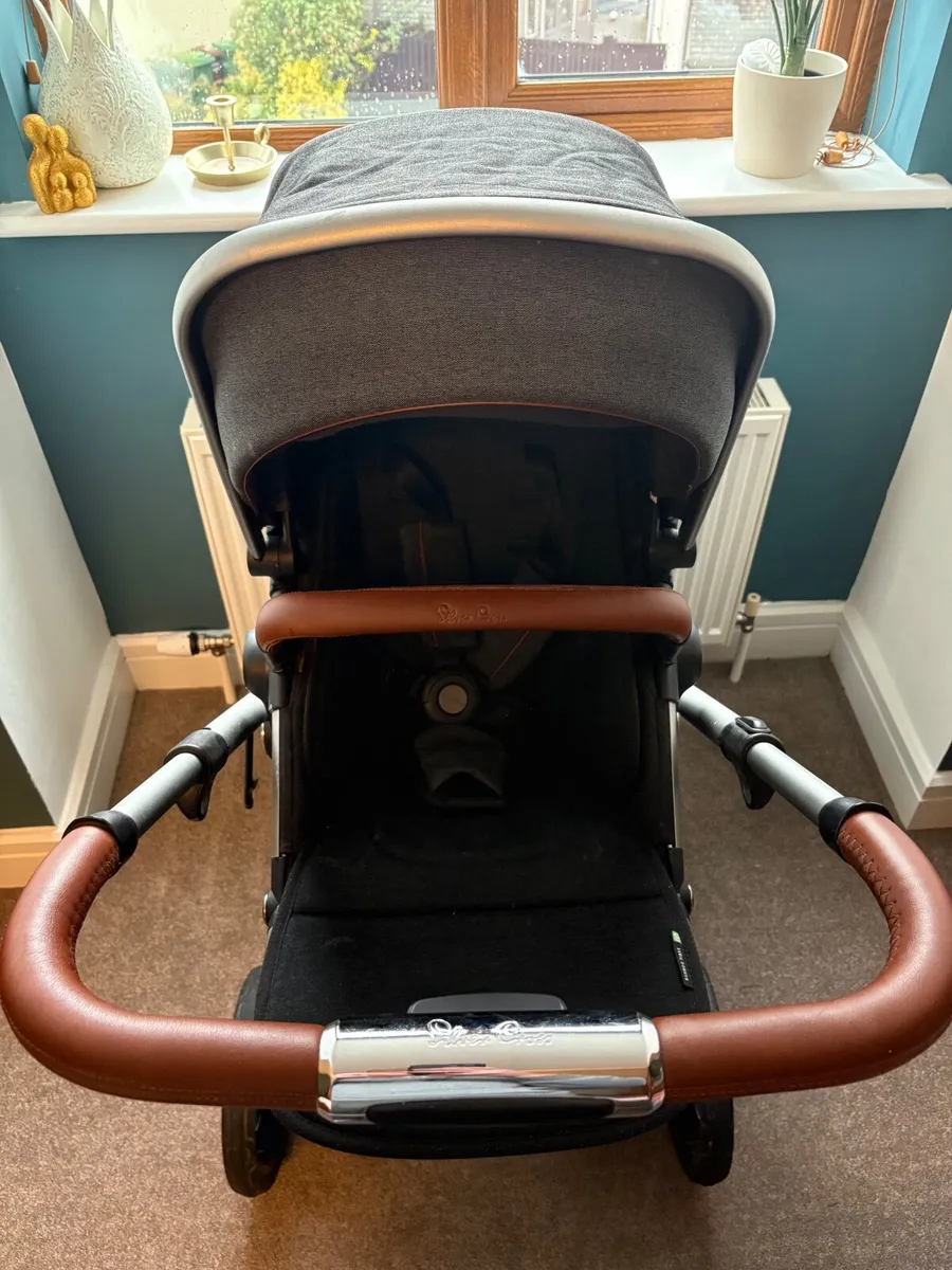 Silver Cross Wave double Pram - Image 4