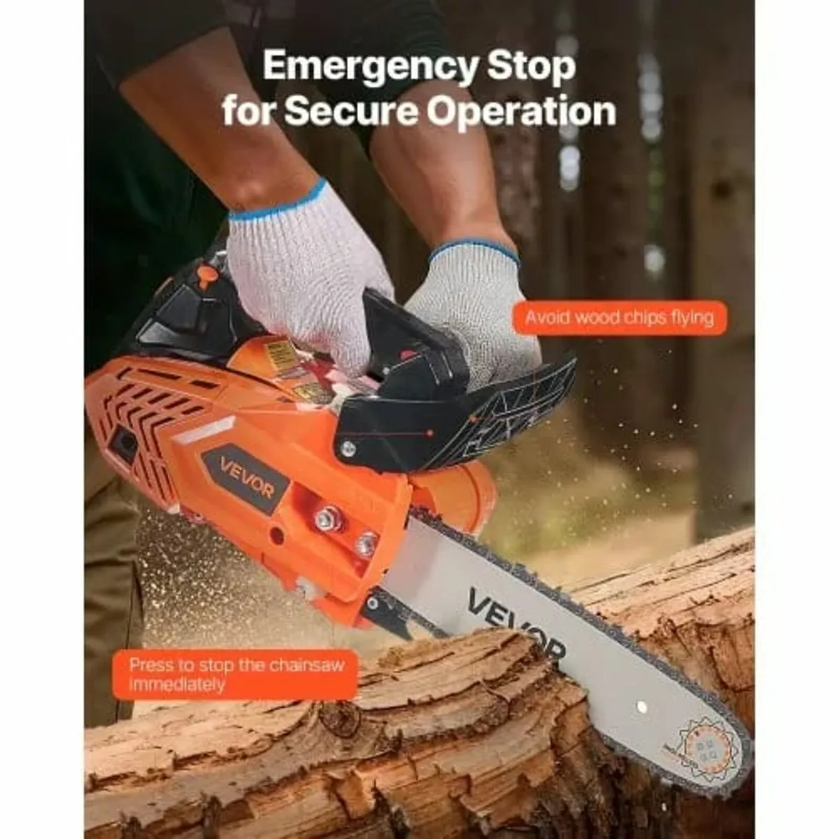 25 cc Gas Chainsaw, 12 inch Gas Powered Chainsaw, - Image 4