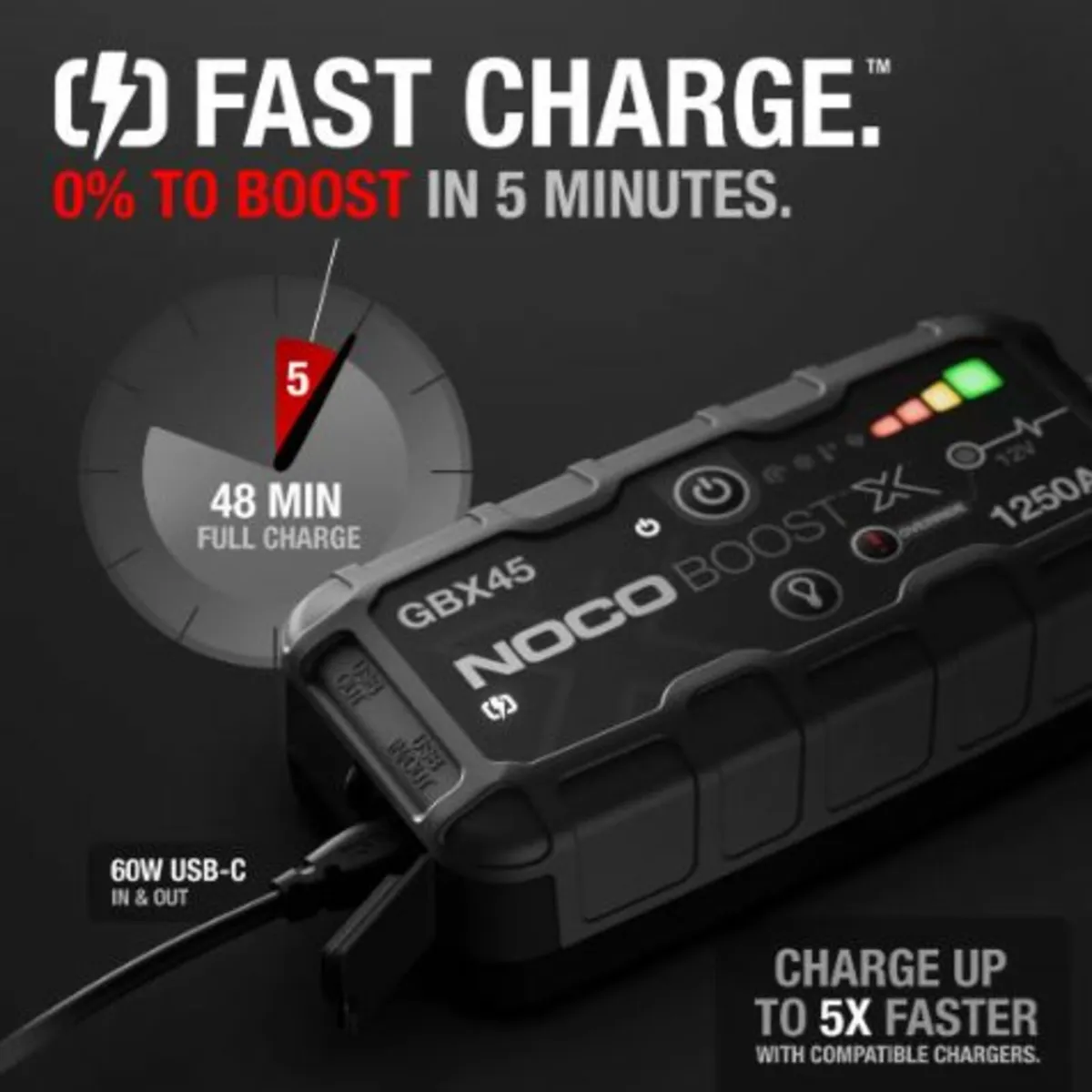 NOCO Boost X GBX45 1250A 12V Jump Starter - Image 4