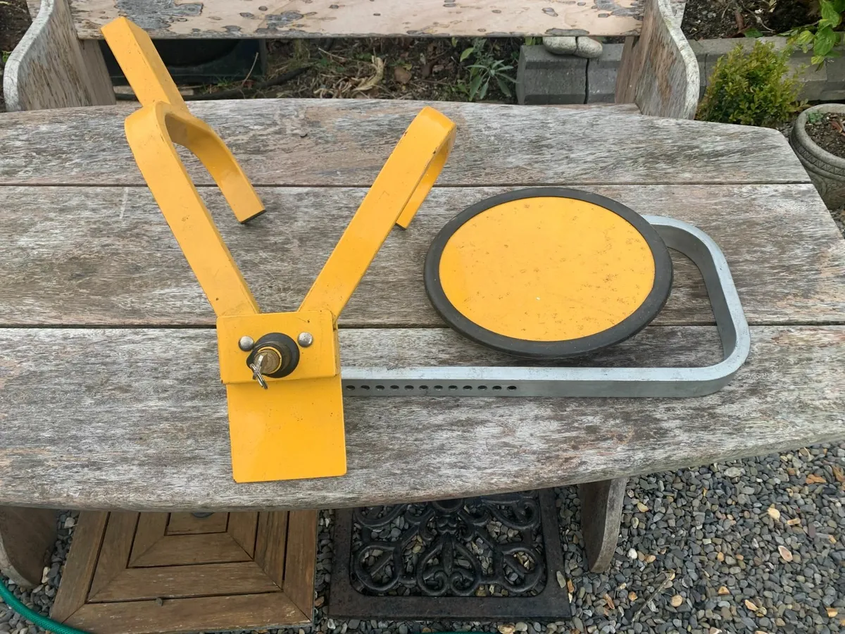 Wheel Clamp (suit trailer security) - Image 1