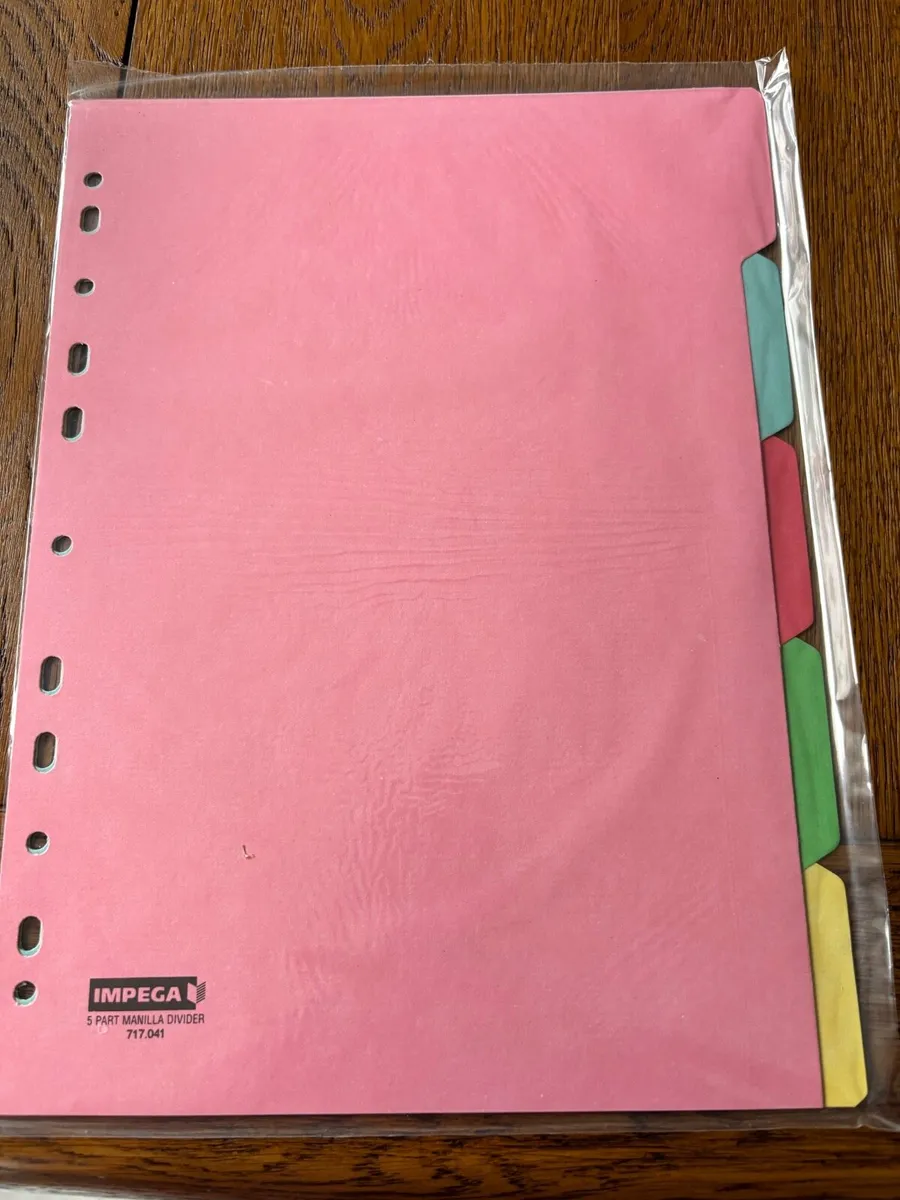 A4 Dividers - Image 1