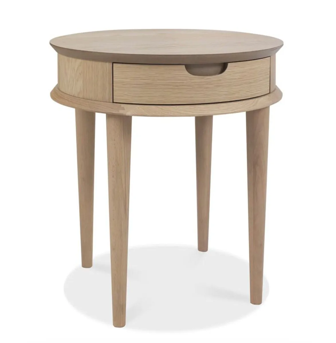 Solid Oak Side Table - Image 2