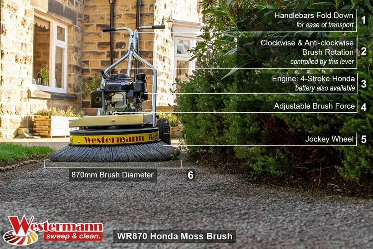 Westermann Honda Moss Brush WR870 - Image 1