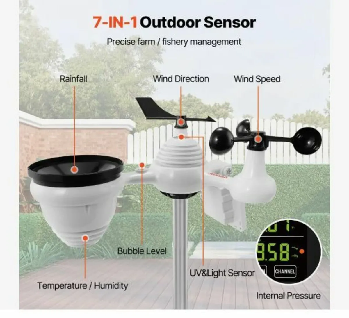 7-in-1 Wi-Fi Weather Station - Image 3
