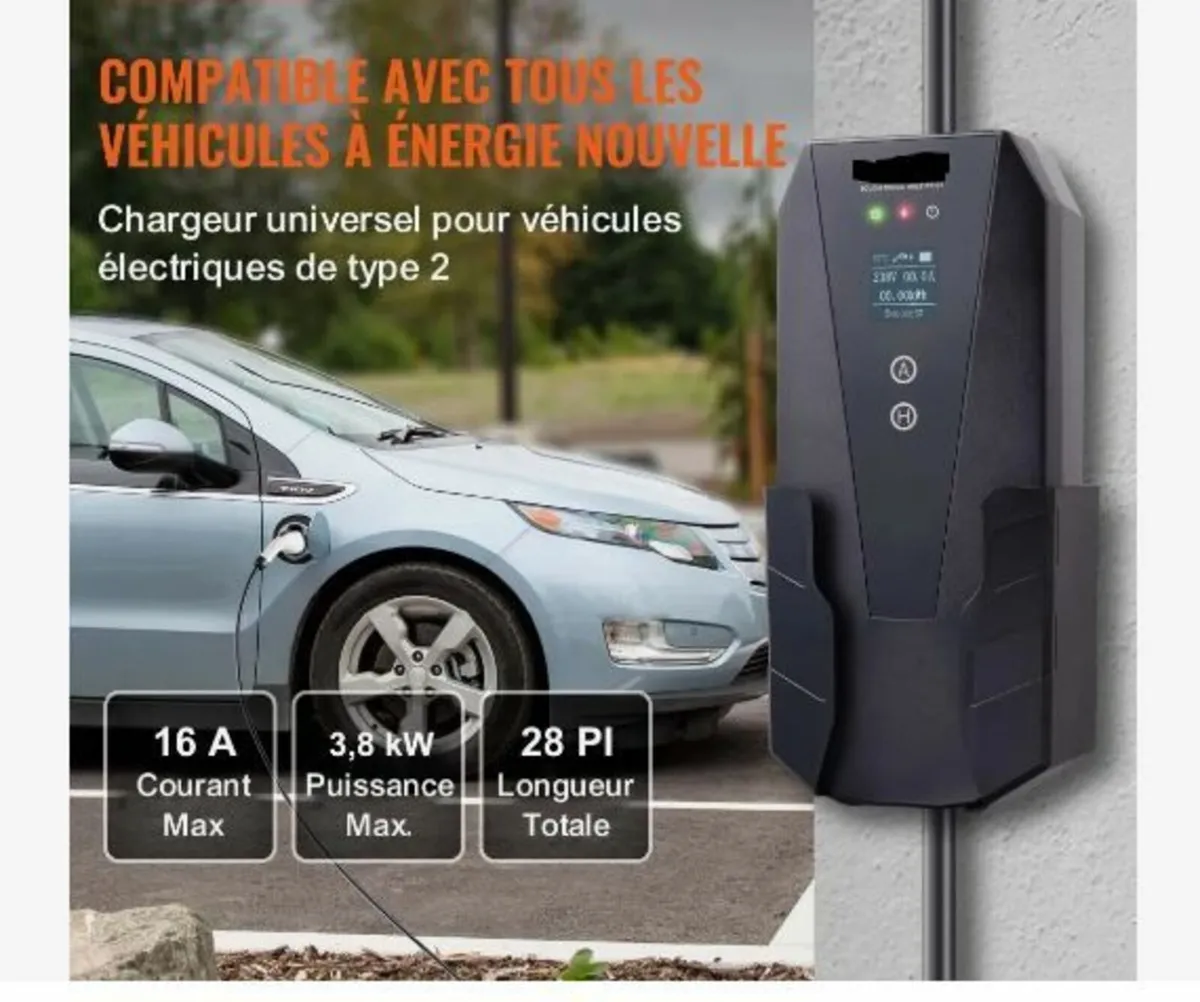 Portable EV Charger Type 2, 16A 3.7 kW - Image 2