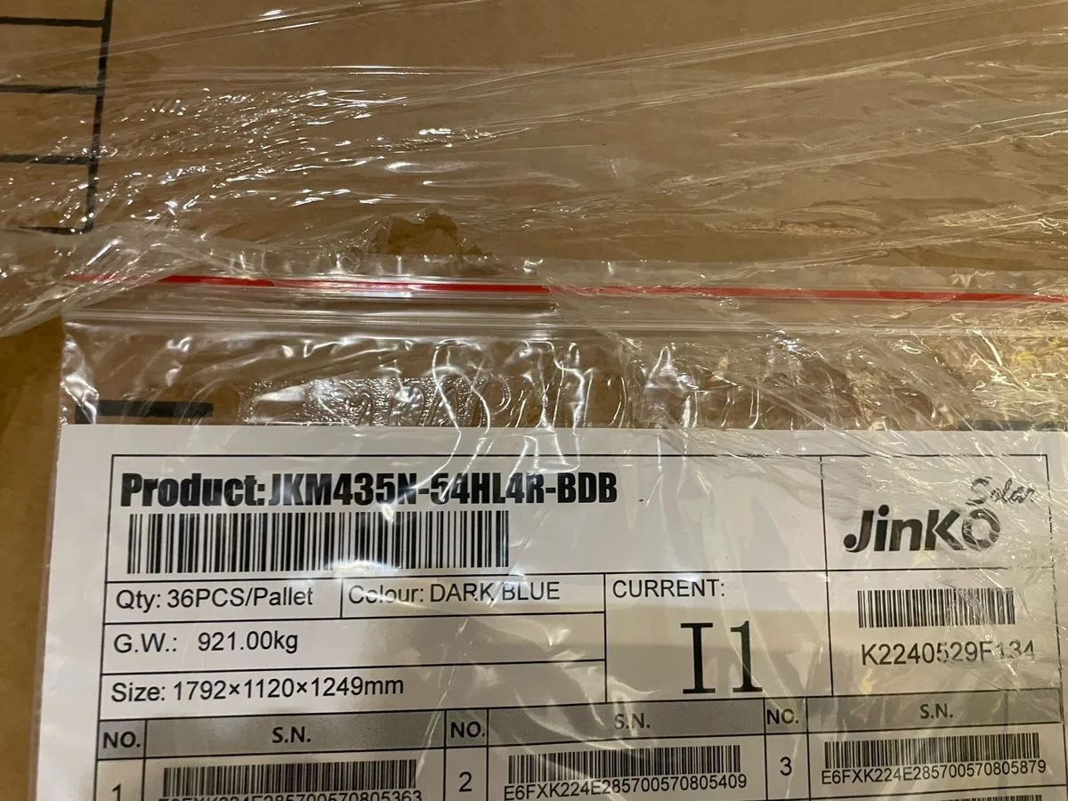 Jinko 435w Bifacial Solar Panels - Image 4