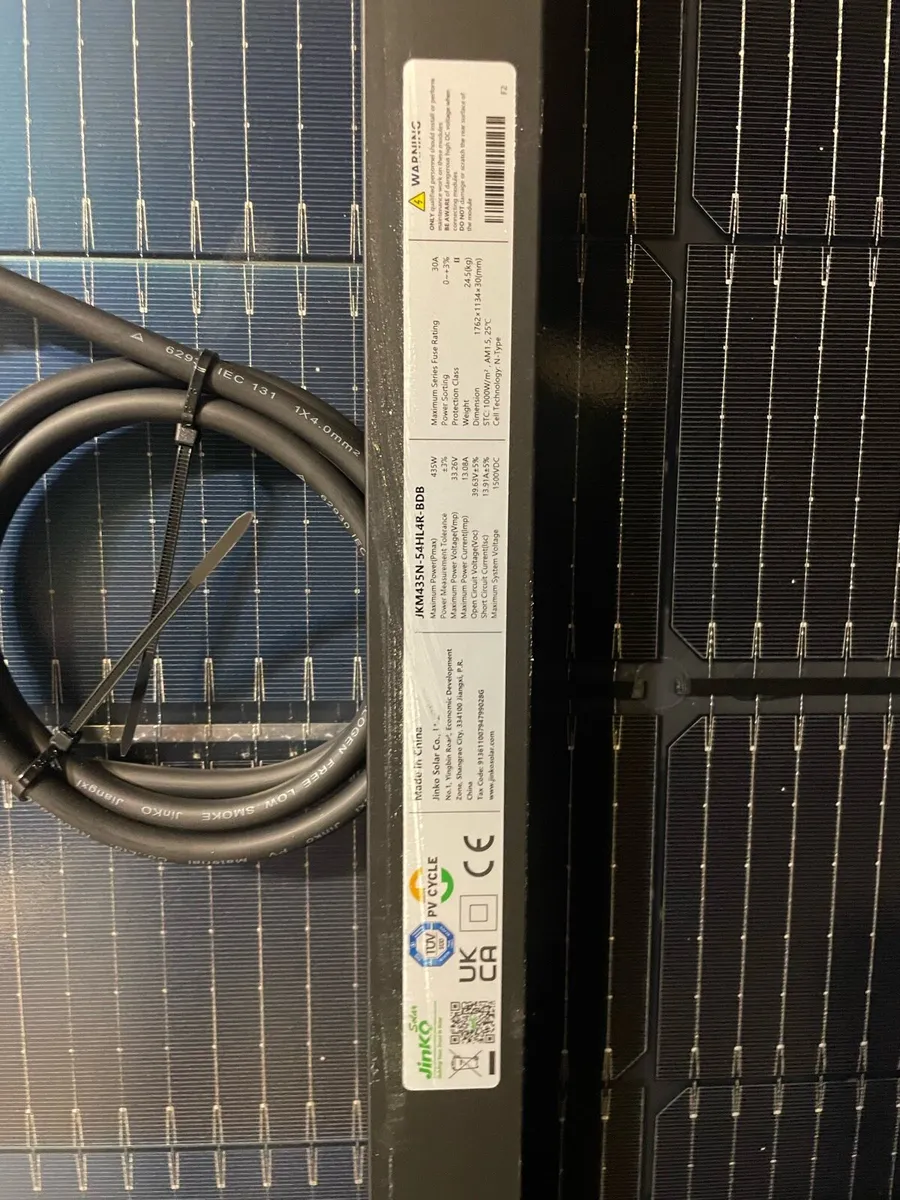 Jinko 435w bifacial Solar Panels - Image 3