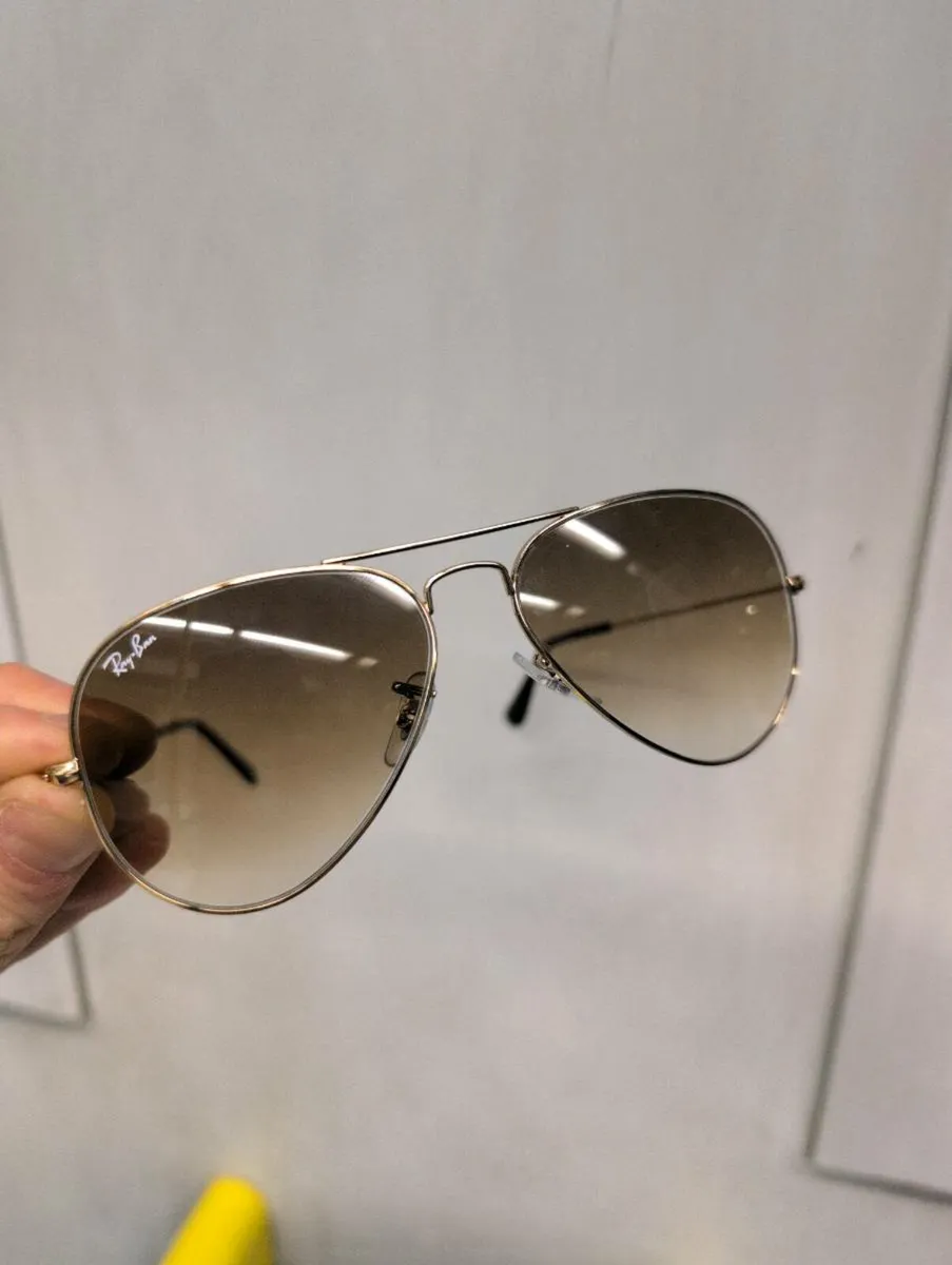 Rayban Aviator Gradient (Brown Gold) - Image 1