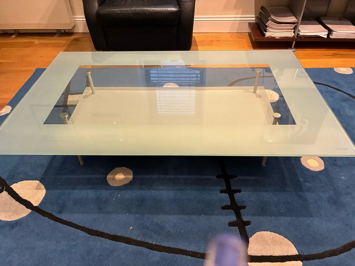 Glass coffee table (Ligne Roset) - Image 2