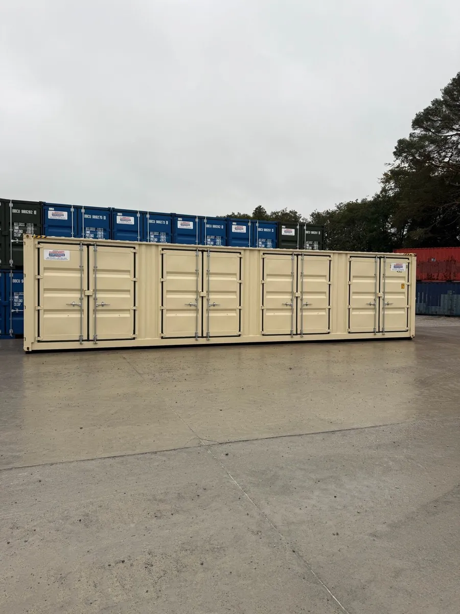 40ft high cube open side container - Image 2
