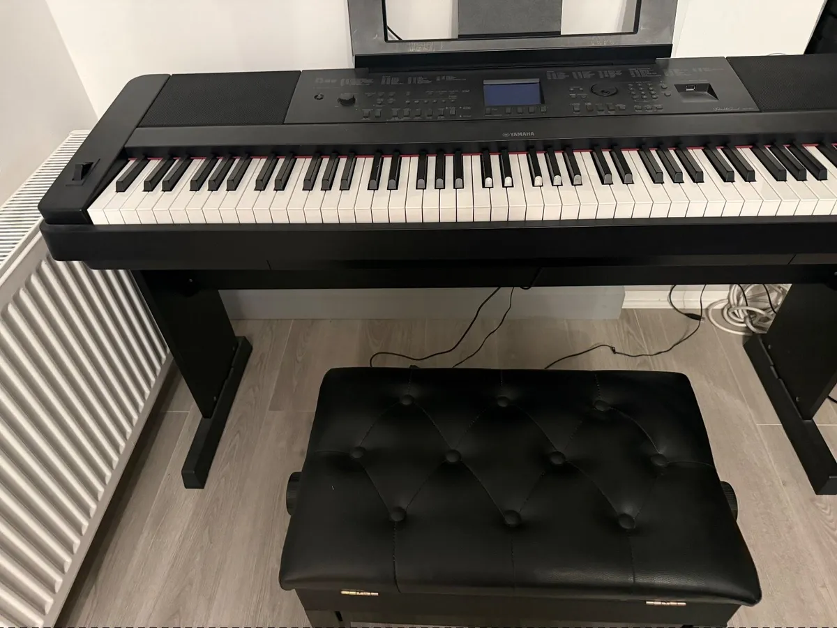 Yamaha DGX-660 Digital Piano – Stand & Bench - Image 1