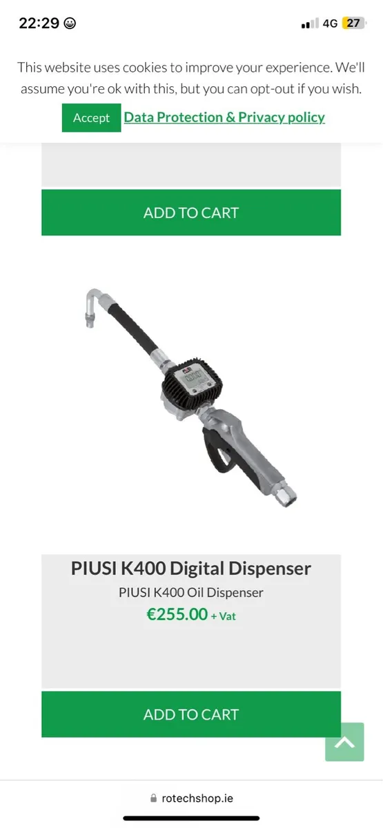 Engine Oil barrel  pump, reel and meter - Image 4